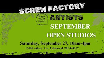 September Open Studios | 13000 Athens Ave