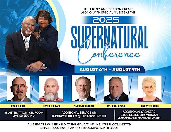 Tony Kemp Supernatural Conference 2025 | Holiday Inn & Suites Bloomington-Airport, an IHG Hotel
