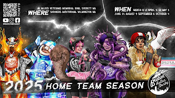 Boston Roller Derby Double Header | Shriners Auditorium
