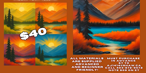 Mr. Mike’s Sylvan Lake Paint class | Mr Mikes, Sylvan Lake