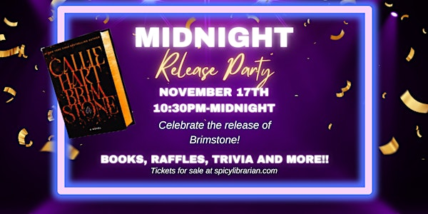 Midnight Release Party- Brimstone | Spicy Librarian