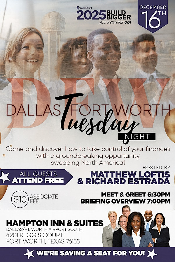 DFW Business Networking & Business Spotlights | Hampton Inn & Suites Dallas/Ft. Worth Airport South