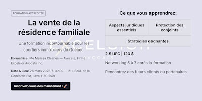 La Vente de la Résidence familiale | Espace Excelsior