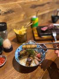 荃灣必食A5和牛鵝肝丼 🍱鐵板熱石牛