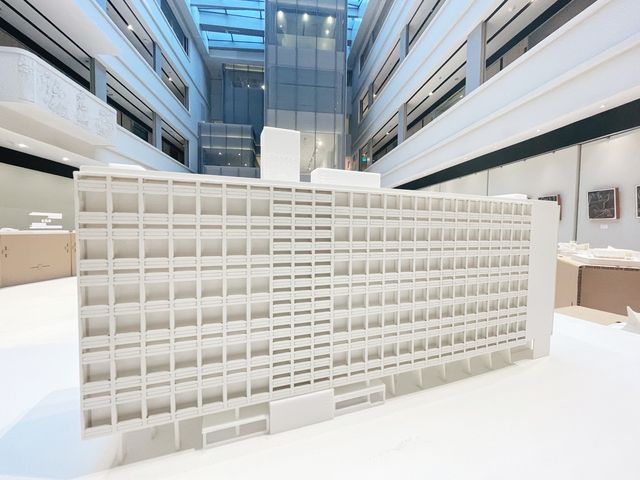 Architecture art models exhibition