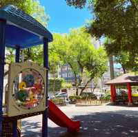 社區裡的悠閒公園｜東豐公園｜炎炎夏日遮陽乘涼的好去處