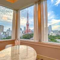 パークタワー東京のコーナーの素晴らしい景色
