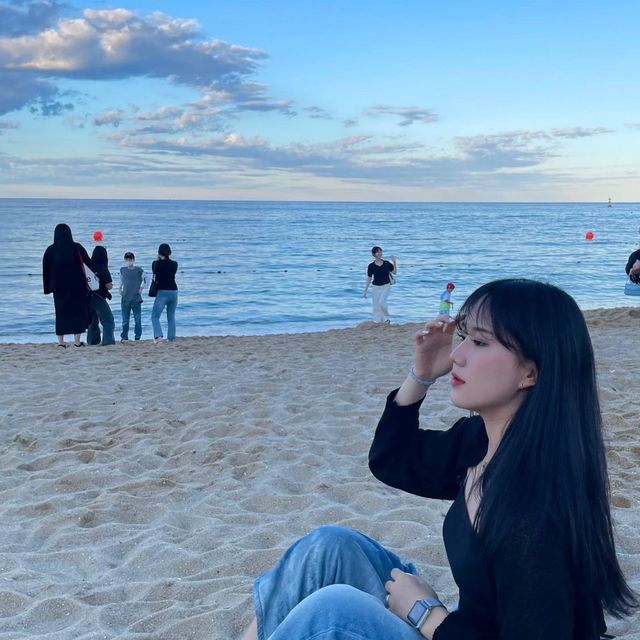 색감이 다채로운 바다, 속초해수욕장🌊🤍 