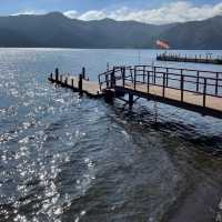 【箱根】箱根園ステージから見える芦ノ湖