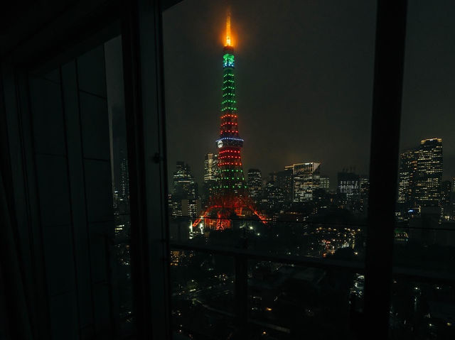 東京タワーがお部屋から見える ザプリンスパークタワー東京
