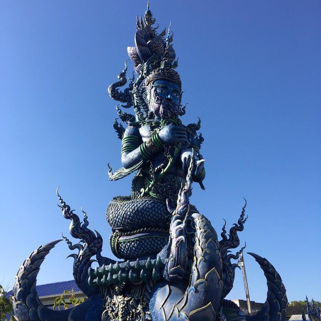 泰國清邁的藍寶石寺廟