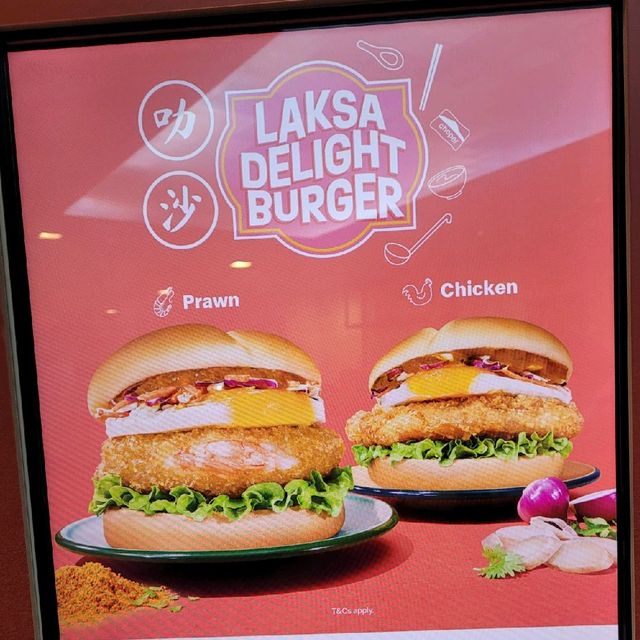 Laska Delight Burger x McDonald's 