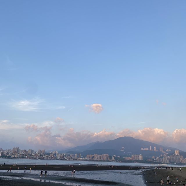 《新北》看夕陽的好地方～八里左岸公園！