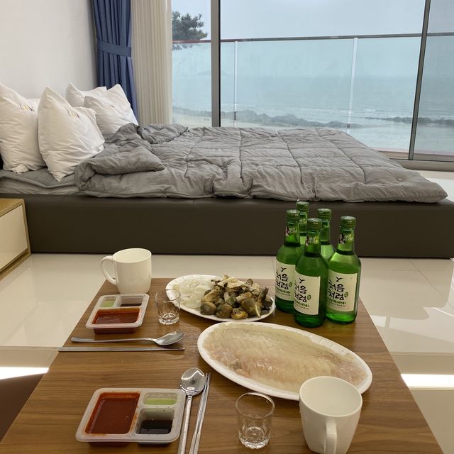무창포해수욕장이 보이는 보령 라바풀빌라