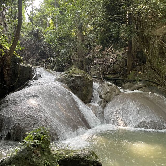 อุทยานแห่งชาติเอราวัณ,กาญจนบุรี 🦋✨🍃🏞️