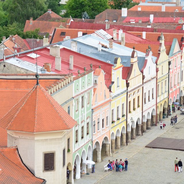 捷克Telč🔶 彩色童話小鎮