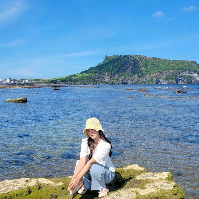 광치기 해변에서 인생샷
