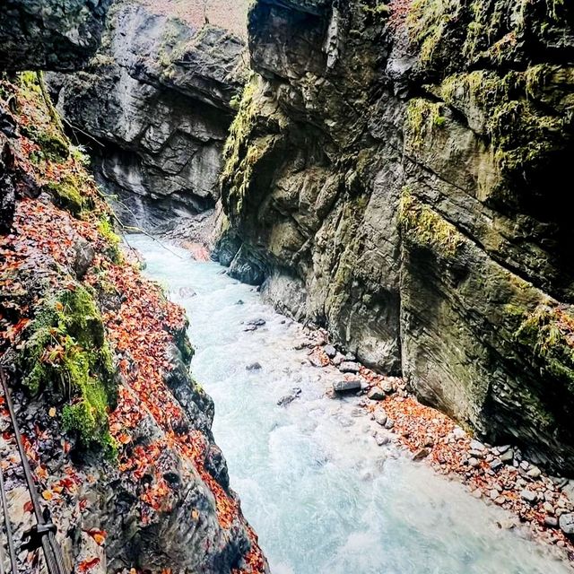 The beautiful natural wonder Partnach Gorge