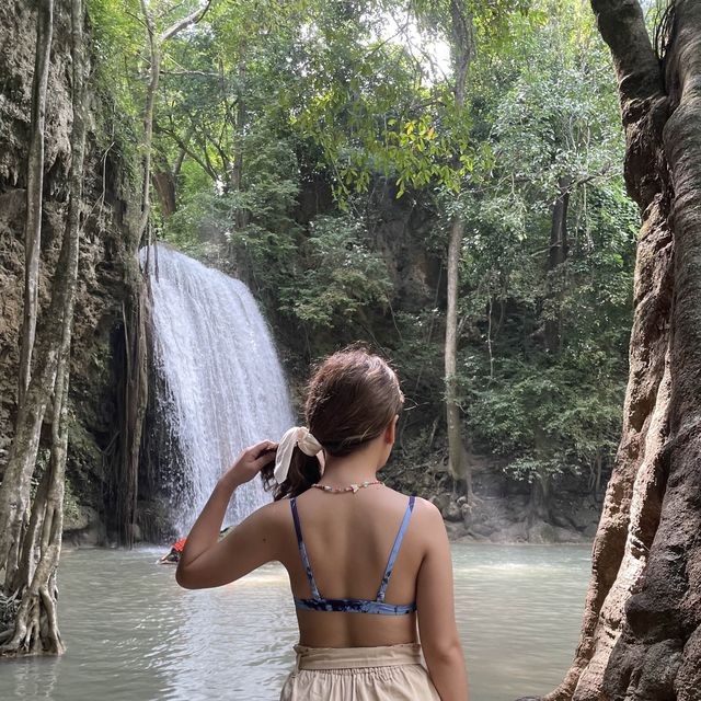 อุทยานแห่งชาติเอราวัณ,กาญจนบุรี 🦋✨🍃🏞️