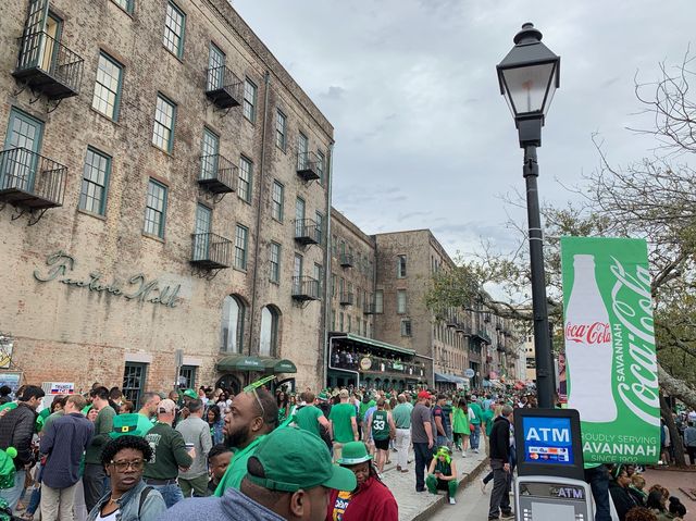 St. Patrick Parade in Savannah- Georgia 