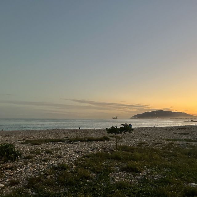 A lovely sunset walk with old friend