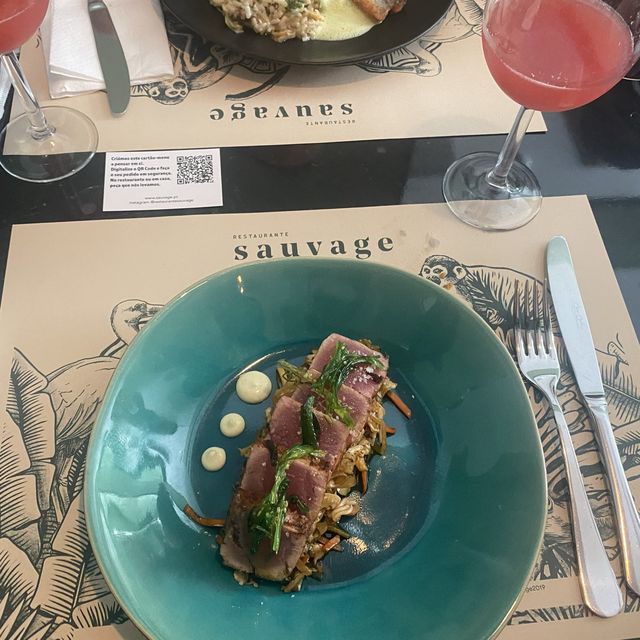 Sauvage food in Lisbon, Portugal