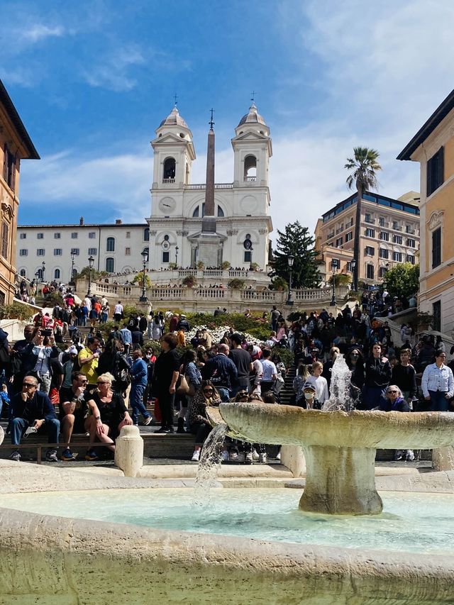 THE FAMOUS SPANISH STEPS 