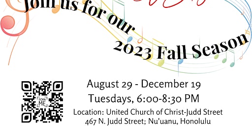 Fall 2023 Season Open House (Honolulu) | United Church of Christ