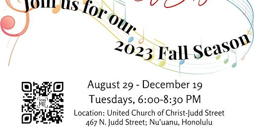 Fall 2023 Season Open House (Honolulu) | United Church of Christ