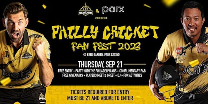 Philly Cricket Fan Fest 2023 - General Admission | Beer Garden, Parx Casino