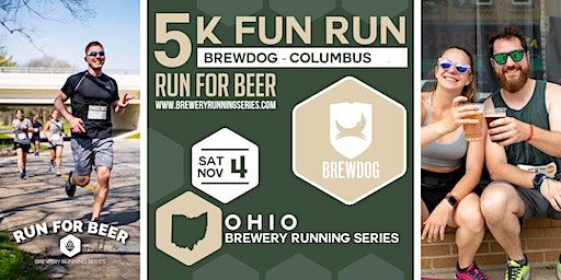 5k Beer Run x BrewDog Columbus | 2023 OH Brewery Running Series (Canal Winchester) | 96 Gender Rd