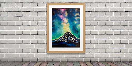 Mount Hood Night Lights Instructed Painting Event | Venvino Art Studios
