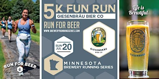 5k Beer Run x Giesenbräu Bier Co | 2025 MN Brewery Running Series | Giesenbräu Bier Co.