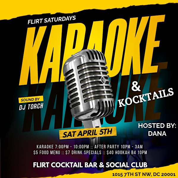 Karaoke And Kocktails | Flirt Cocktail Bar and Social Club
