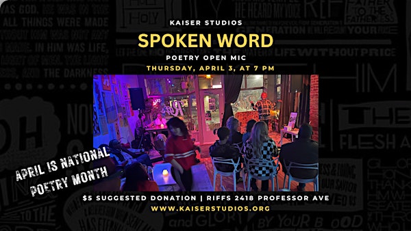 Spoken Word: Poetry Open Mic Nights | Riff's