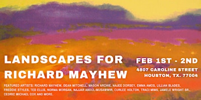 Weekend Opening: Landscapes for Richard Mayhew | Houston Museum of African American Culture