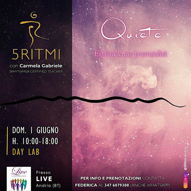 5RITMI® QUIETE • DayLab a Andria | Contrada Morgigni