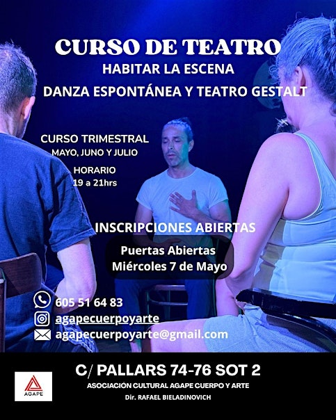Curso de Teatro, Habitar la Escena | Carrer de Pallars, 74-76
