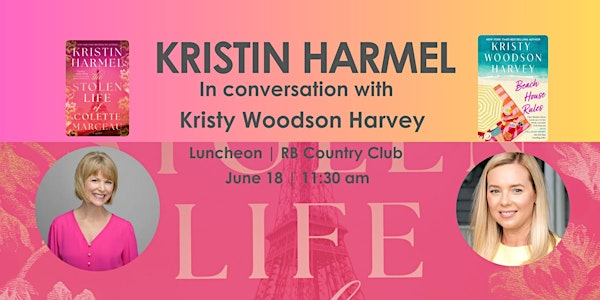Kristin Harmel with Kristy Woodson Harvey! | Rehoboth Beach Country Club
