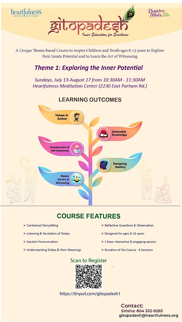 Gitopadesh: Inner Education Through the Bhagavad Gita for Kids (Ages 8–15) | Heartfulness Meditation Center