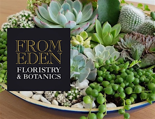 Indoor Succulent Gardens - Floristry Workshop | From Eden Floristry