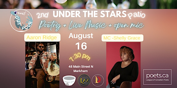 2nd Under the stars poetry and live music event | Laz Authentic Cuisine Inc