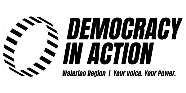 Launch: Democracy in Action - with Colleen James | Kitchener Public Library - Theatre