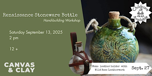 Renaissance Stoneware Potion Bottle Workshop | 106 Simpson St