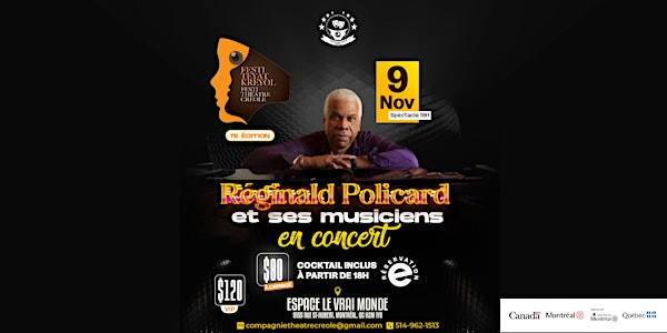 Concert Réginald Policard | Espace le vrai monde?