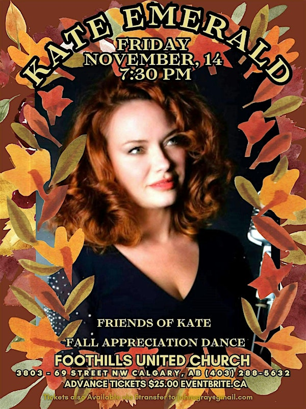 Kate Emerald In Concert at the Foothills United Church | Foothills United Church