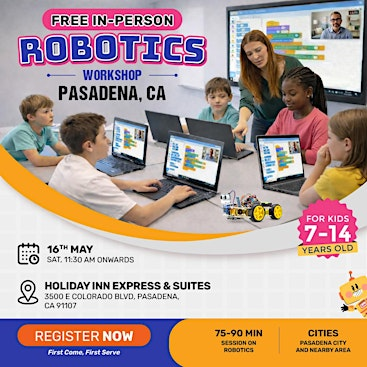 In-person Free Robotics Workshop For Kids at  Waterloo, ON ( 7-14 yrs) | Courtyard by Marriott Waterloo St. Jacobs