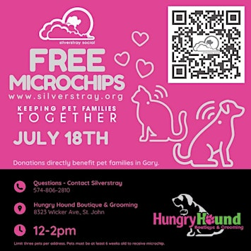 Free Microchip Event - Silverstray | Hungry Hound Boutique & Grooming