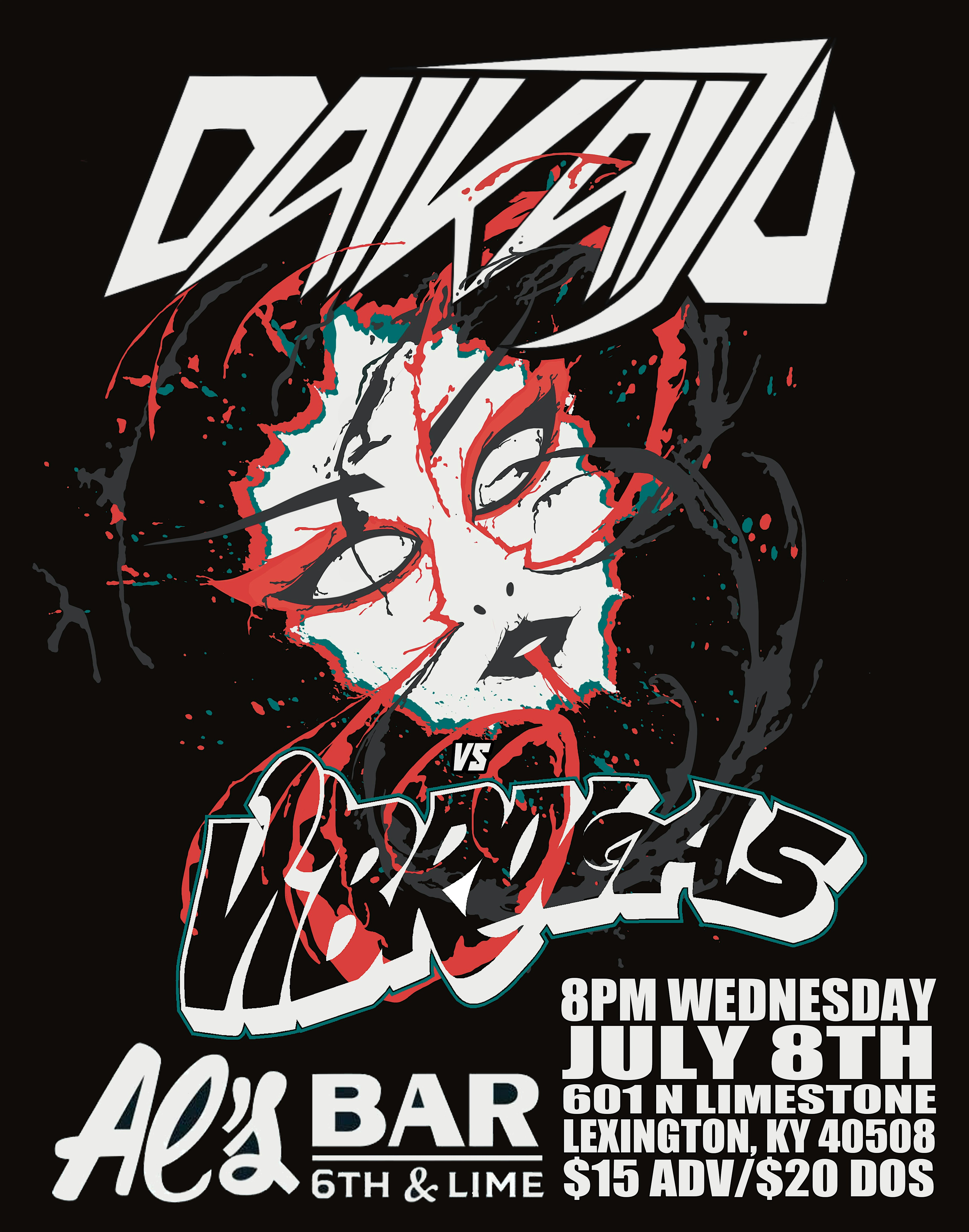 DAIKAIJU VS. VIBROLAS AT AL'S BAR IN LEXINGTON, KY!!! | Al's Bar