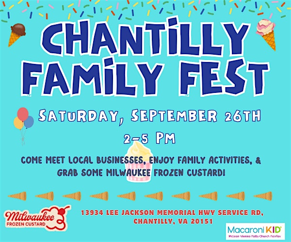 Chantilly Family Fest | 13934 Lee Jackson Memorial Hwy Service Rd